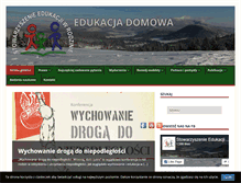 Tablet Screenshot of edukacjadomowa.pl
